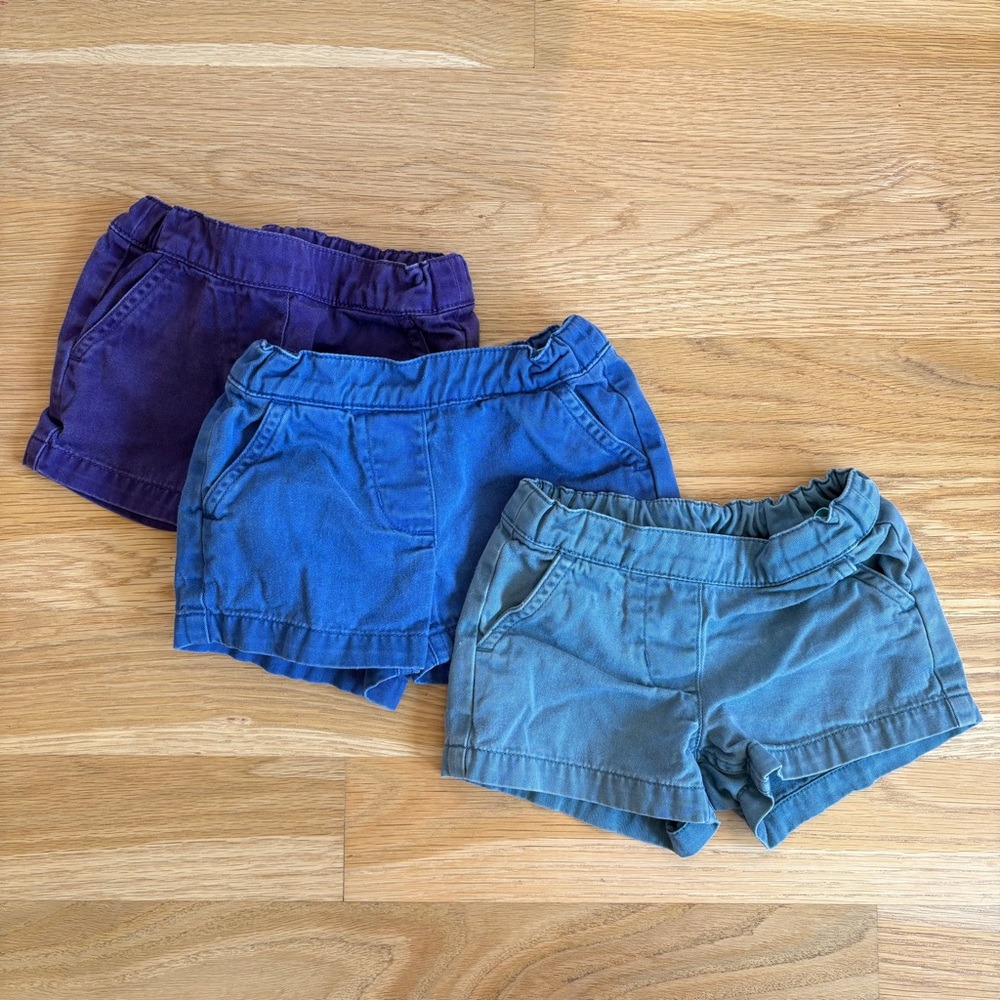 Primary Clothing Boys Midi Shorts - 3 Pair, 2T